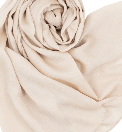 Châle soirées côtelé - Beige doré