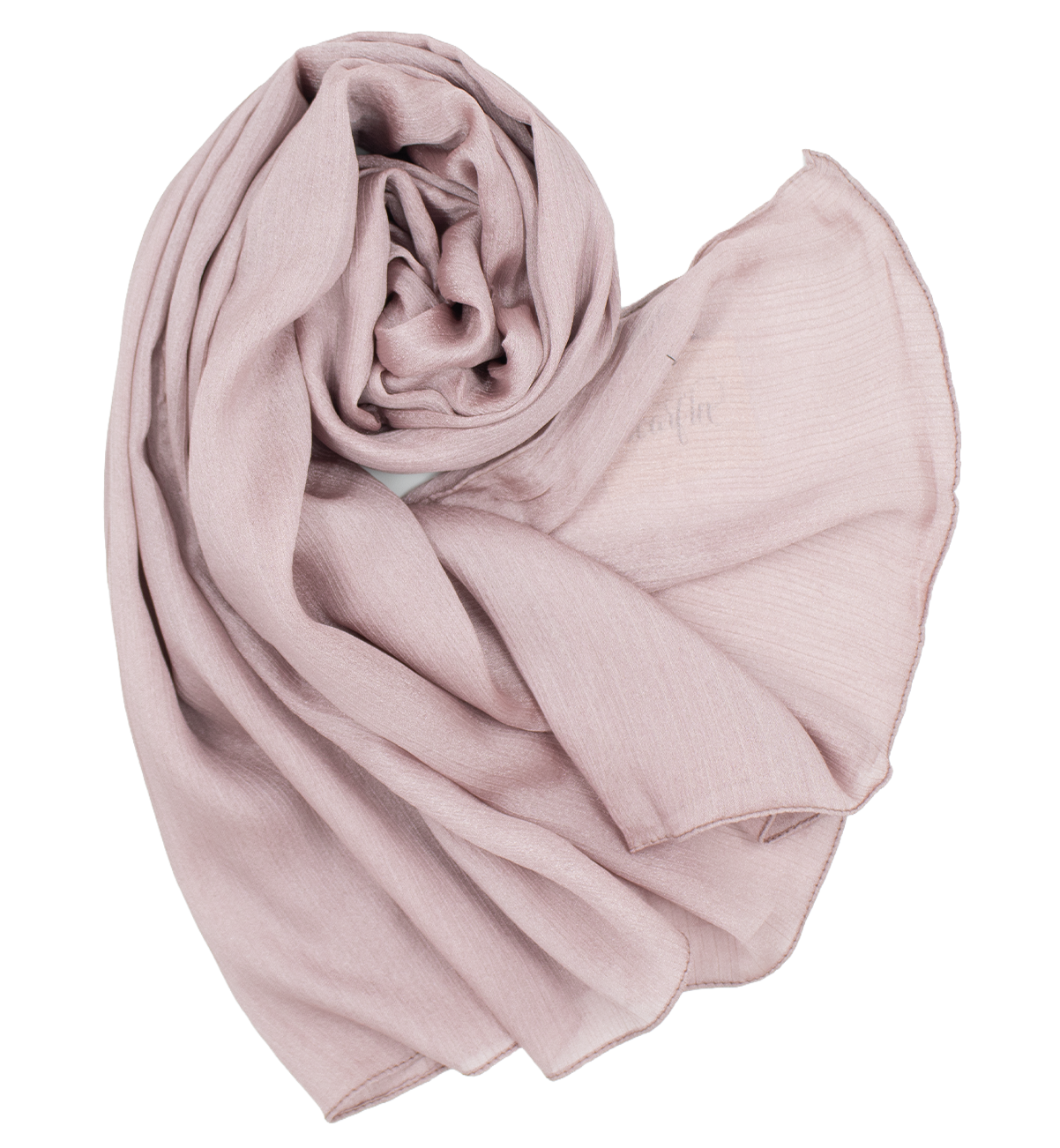 Châle soirées côtelé - Rose mauve