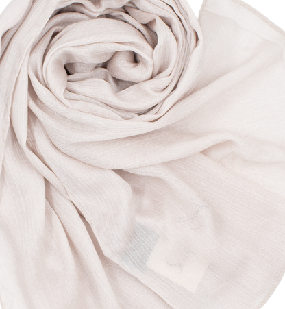 Châle soirées côtelé - Baby pink