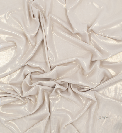 Châle soirées pailleté - Nude doré