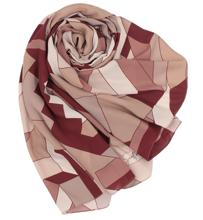 Châle YAOMY® "Hermy" - Burgundy
