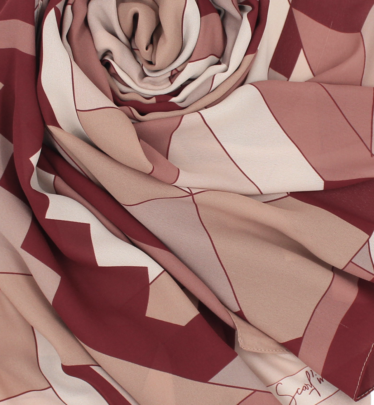 Châle YAOMY® "Hermy" - Burgundy