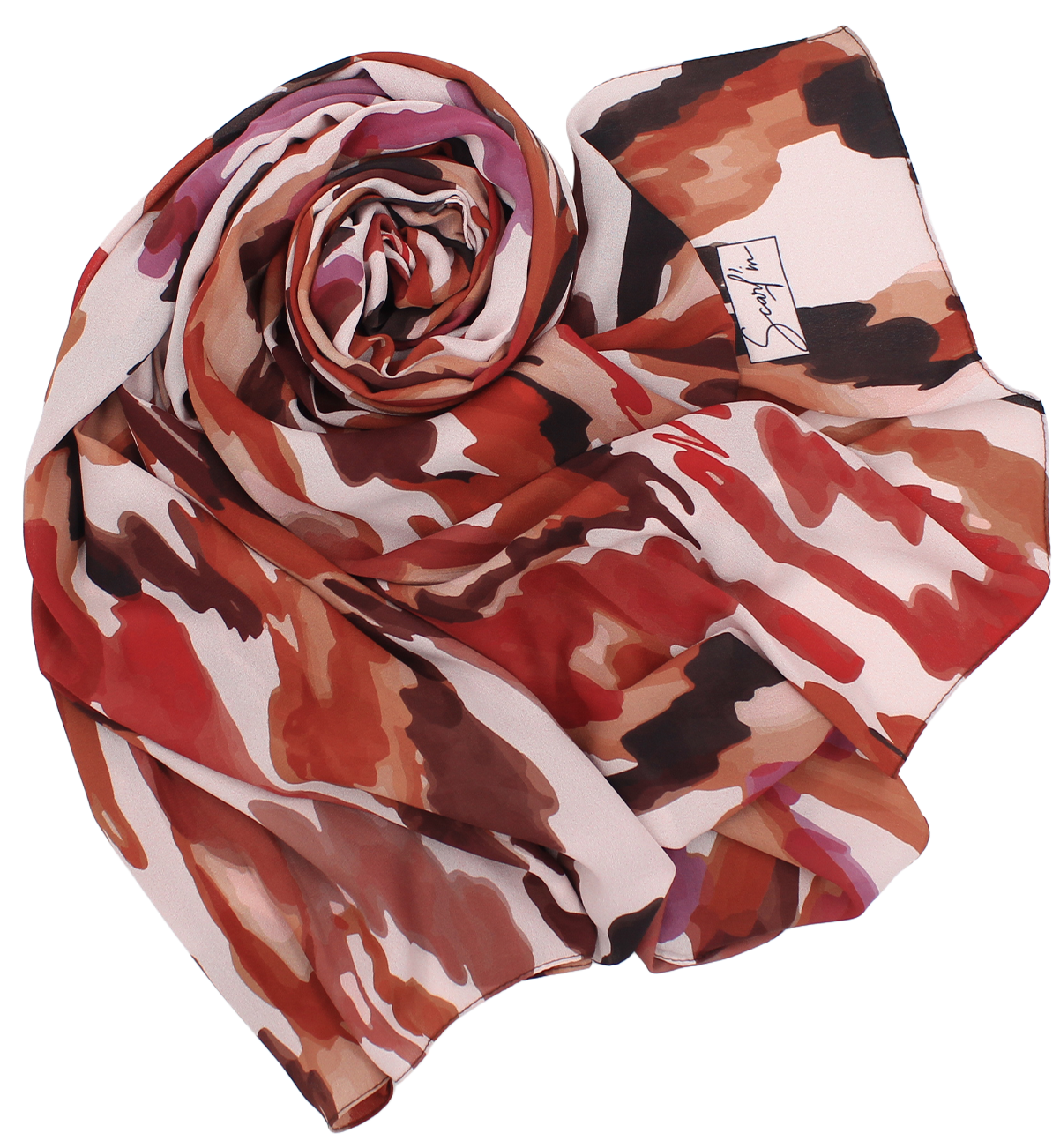 Châle YAOMY® "IKATA" - Rouge