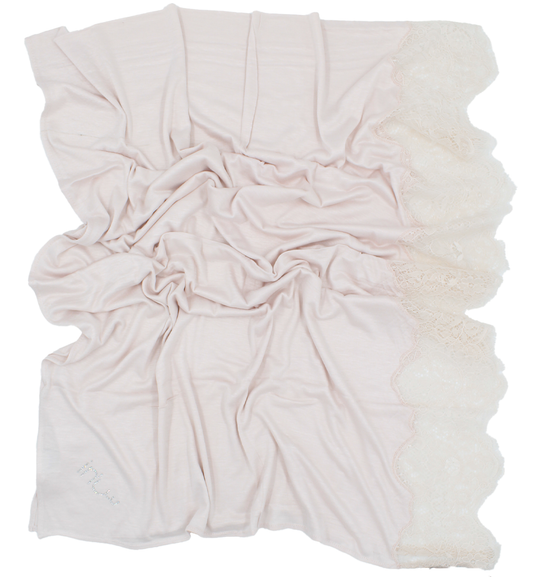 CHÂLE EMALY® dentelle - Coquille