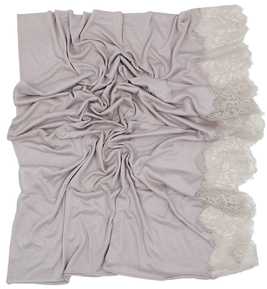 CHÂLE EMALY® dentelle - Nude