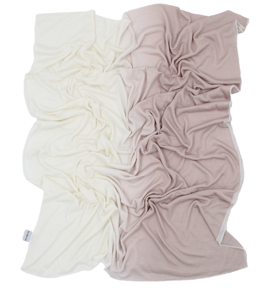 CHÂLE EMALY® dégradé - Nudy to blanc