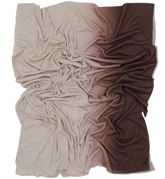 CHÂLE EMALY® dégradé - Choco to nude