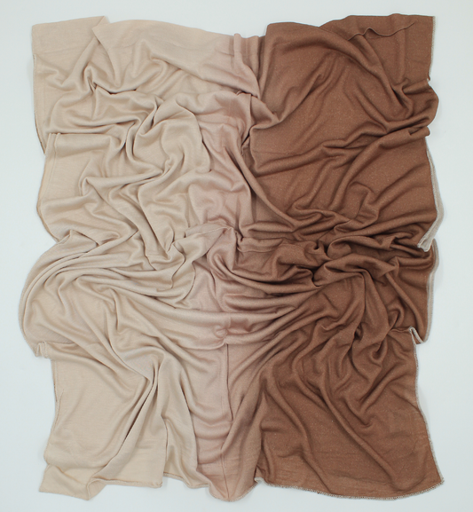 CHÂLE EMALY® dégradé - Terre to nude