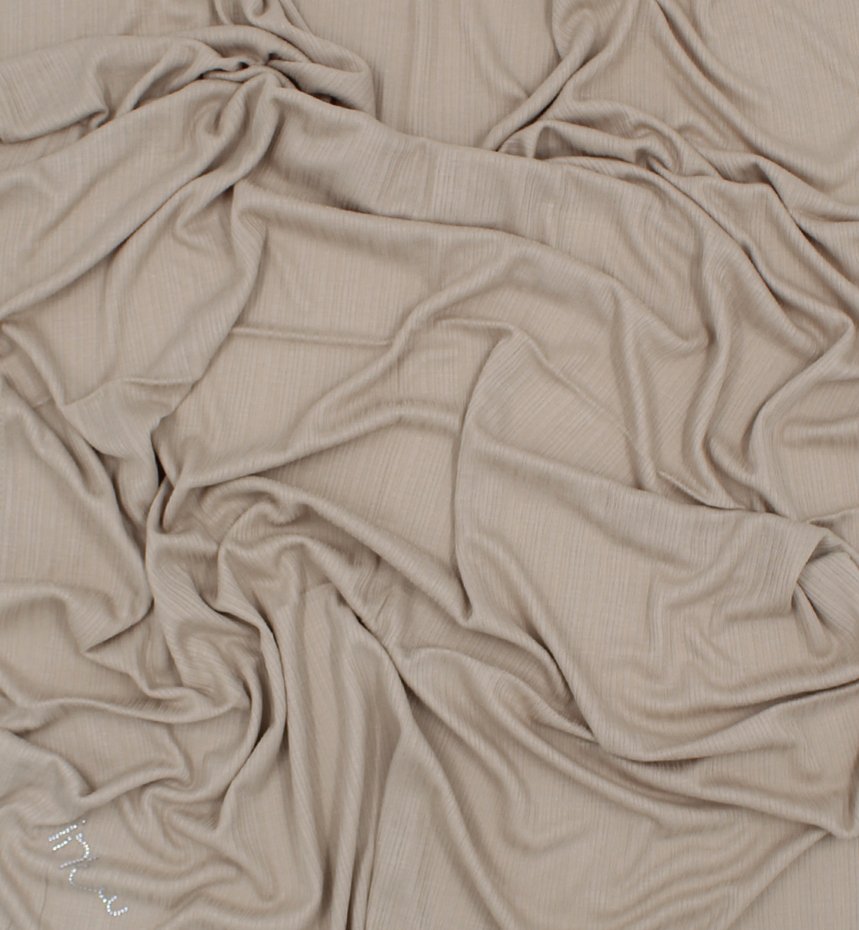 CHÂLE EMALY® "LINES" - Beige taupe
