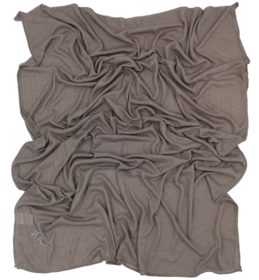 CHÂLE EMALY® "LINES" - Taupe