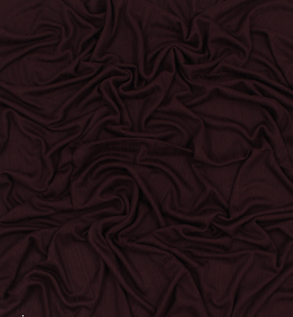 CHÂLE EMALY® "LINES" - Burgundy