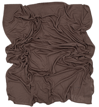 CHÂLE EMALY® "LINES" - Marron glacé