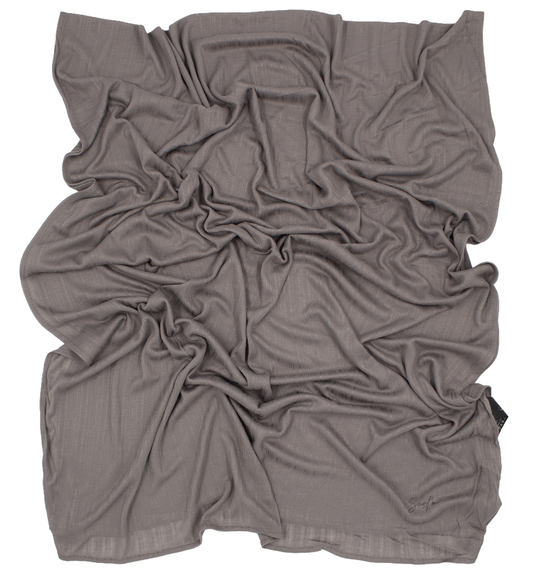 CHÂLE EMALY® "LINES" - Gris taupe