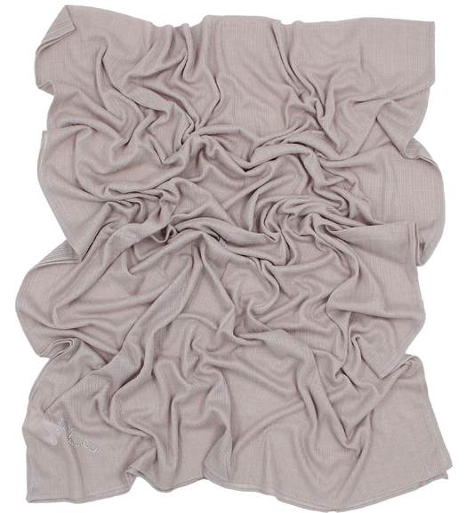 CHÂLE EMALY® "LINES" - Rose mauve