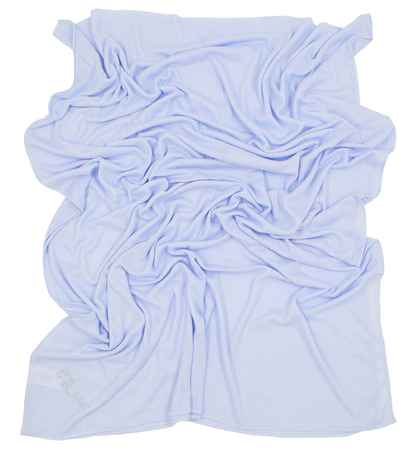 CHÂLE EMALY® "LINES" - Bleu ciel