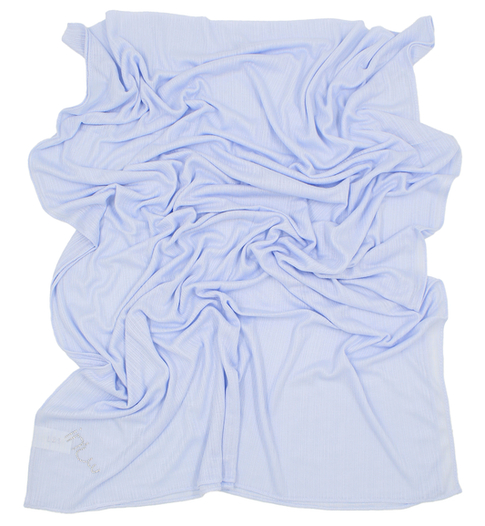 CHÂLE EMALY® "LINES" - Bleu ciel