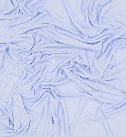 CHÂLE EMALY® "LINES" - Bleu ciel