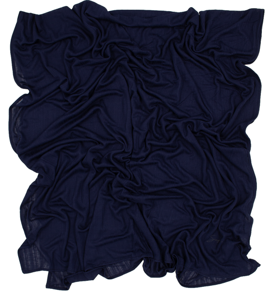 CHÂLE EMALY® "LINES" - Bleu marine