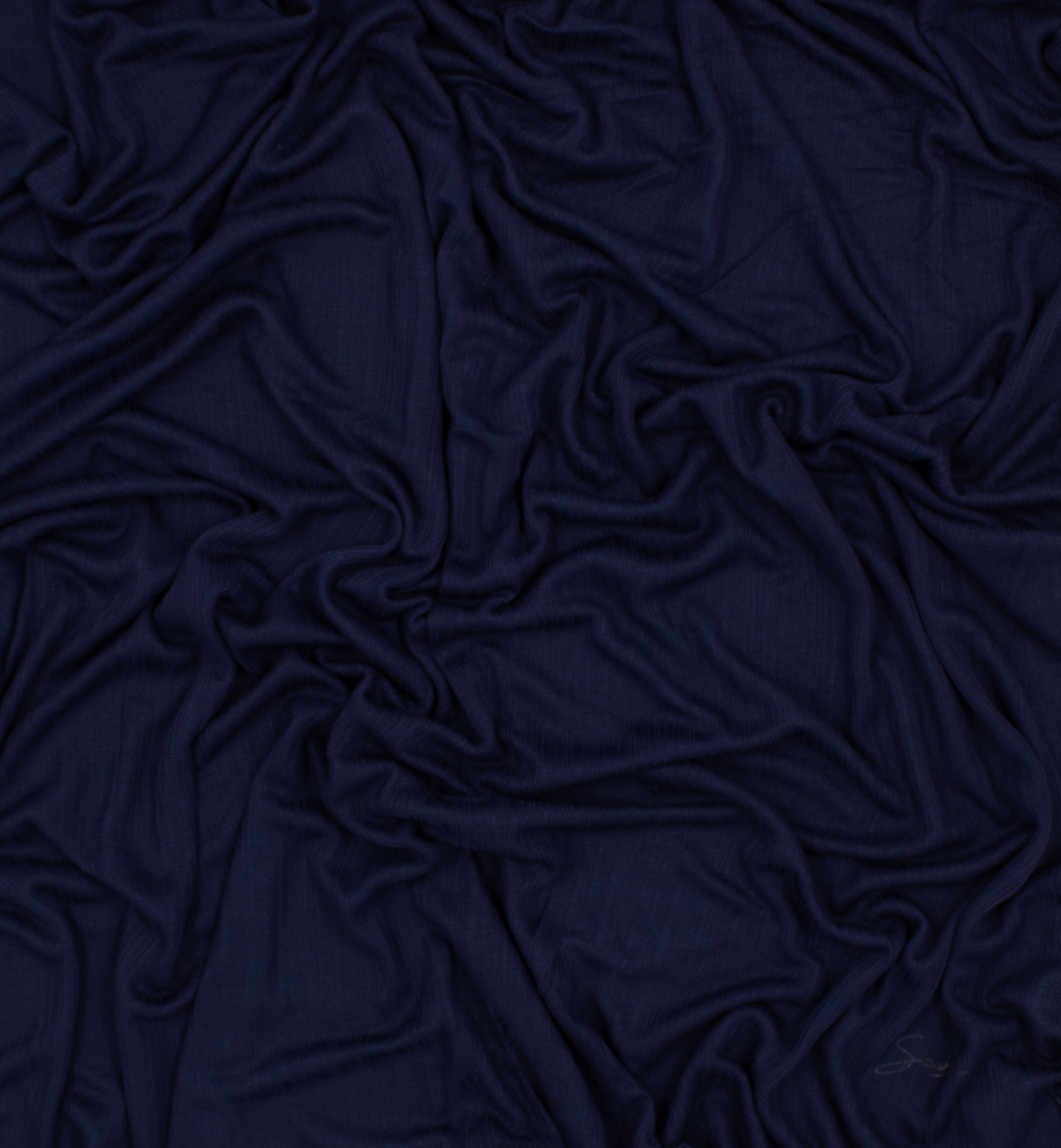CHÂLE EMALY® "LINES" - Bleu marine