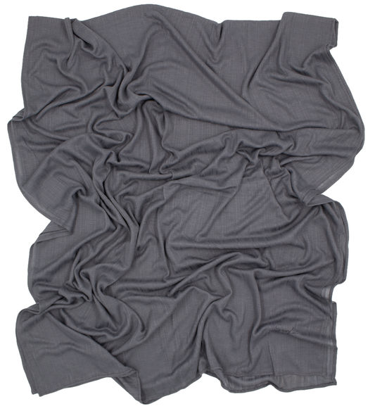 CHÂLE EMALY® "LINES" - Gris bleu