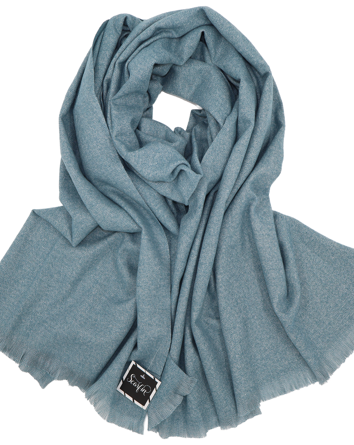 Écharpe en laine unie - Jeans