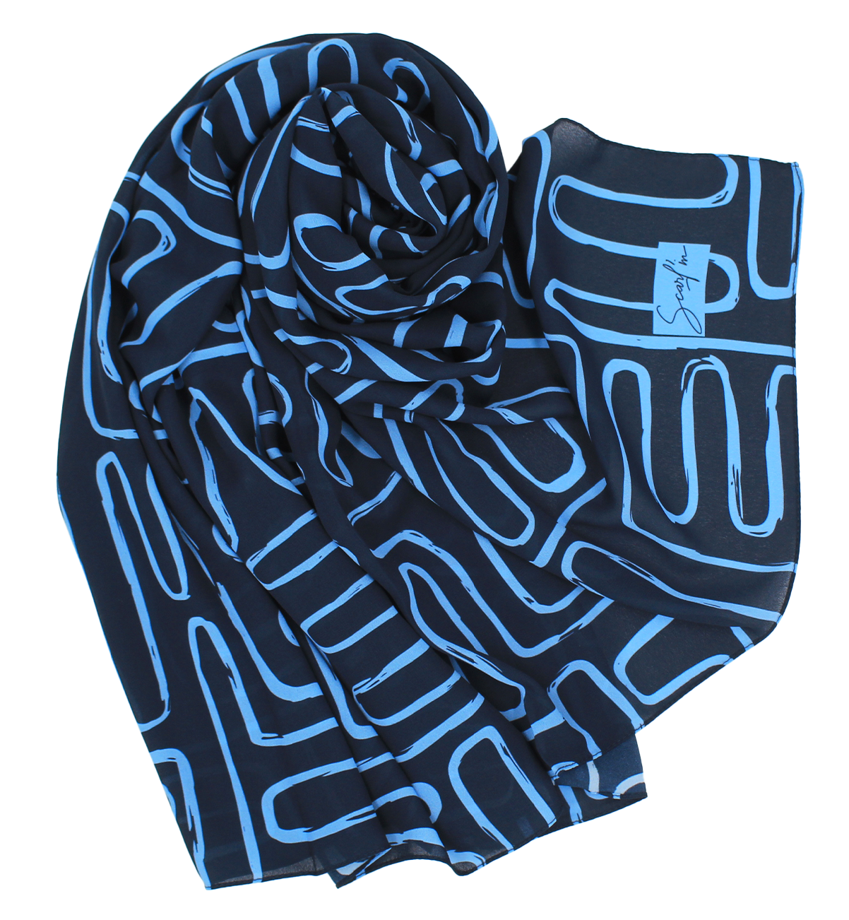 chale yaomy® "labyra" - bleu
