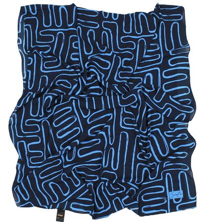 CHALE YAOMY® "LABYRA" - Bleu