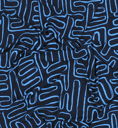 CHALE YAOMY® "LABYRA" - Bleu