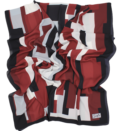 CHALE YAOMY® "LAMBRINA" - Bordeaux