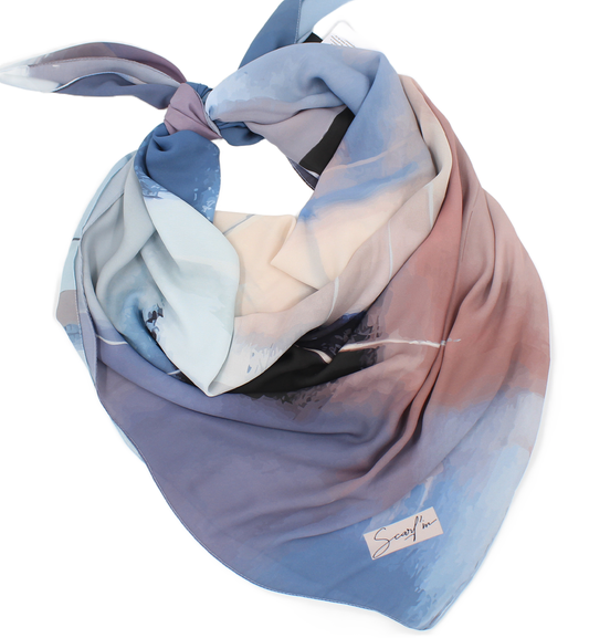 FOULARD YAOMY® "Leyna" - Fumée