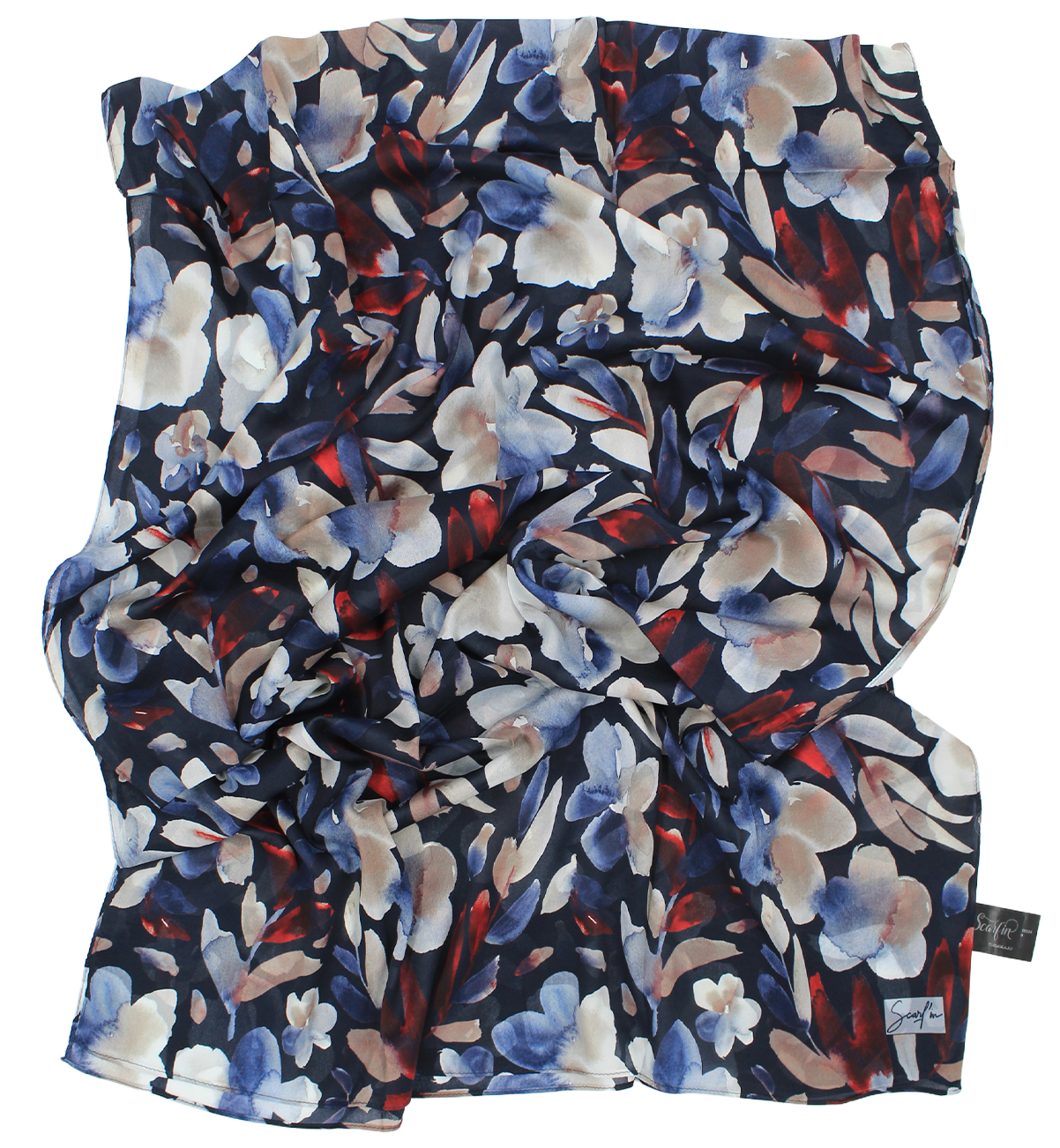 Satin spécial "LILY" - Bleu