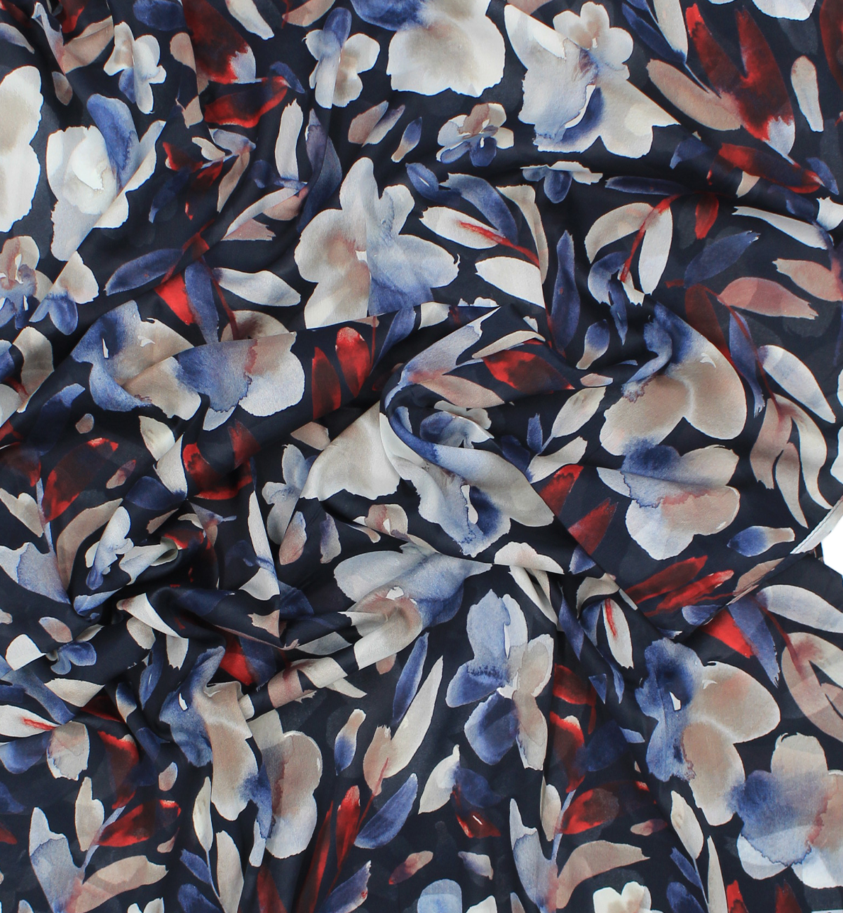 Satin spécial "LILY" - Bleu