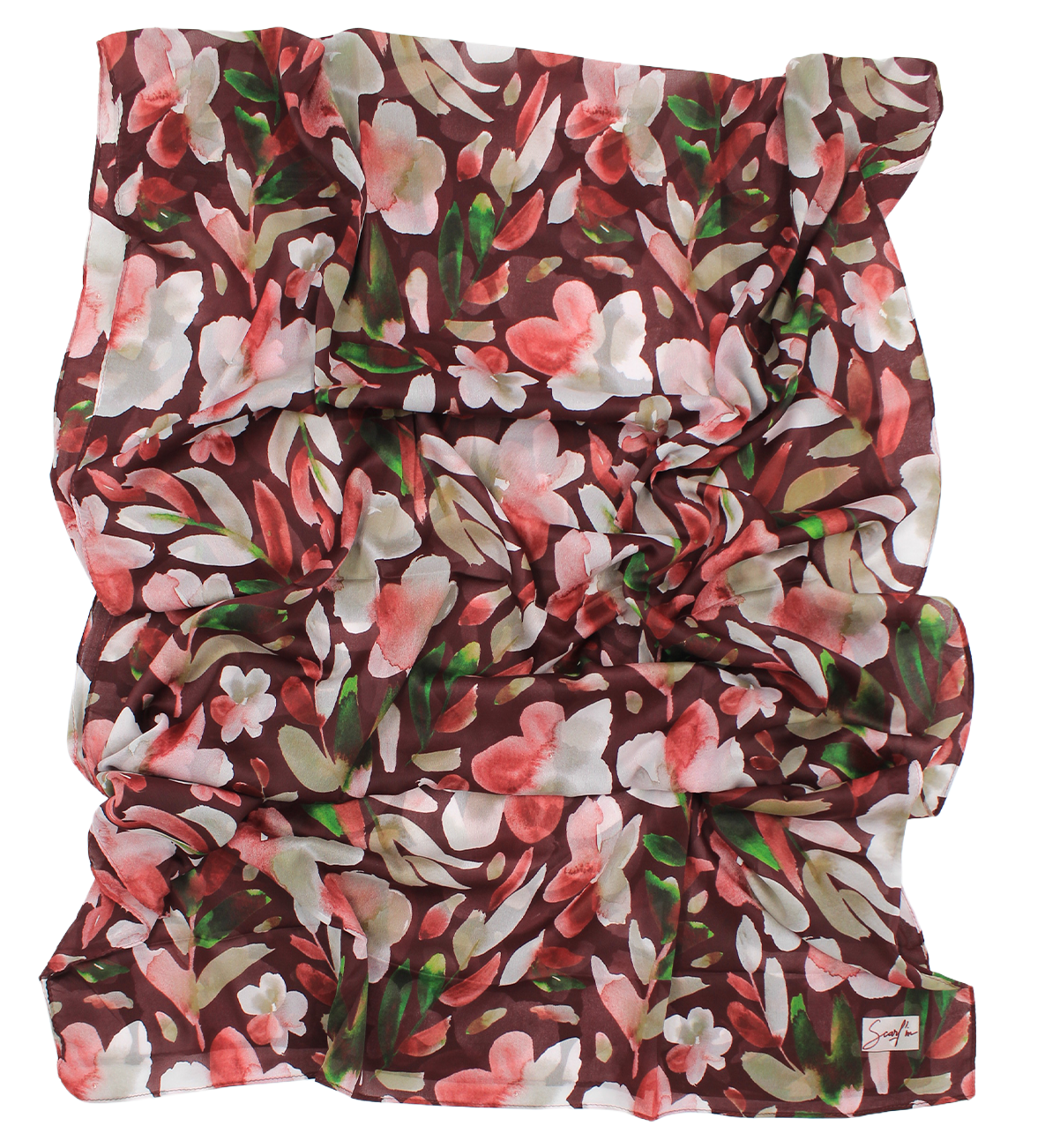 Satin spécial "LILY" - Bordeaux