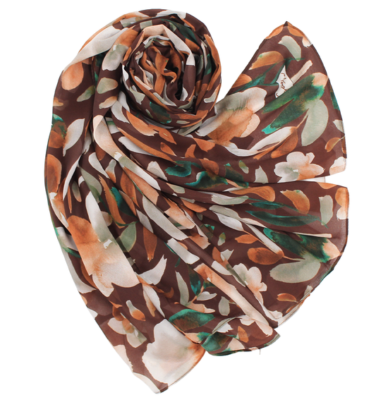 Satin spécial "LILY" - Marron