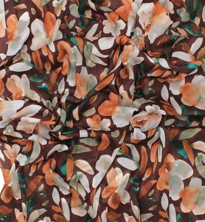 Satin spécial "LILY" - Marron