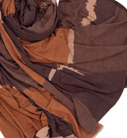 Châle EMALY® "Lisati"- Marron