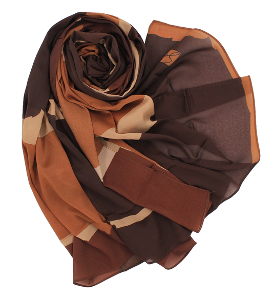 Satin spécial "LISATI" - Marron