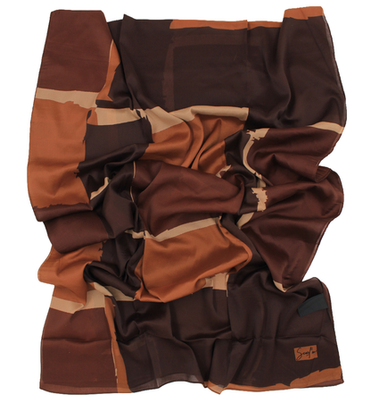 Satin spécial "LISATI" - Marron