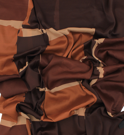 Satin spécial "LISATI" - Marron