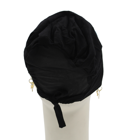 Bonnet Mi-tulle - Noir