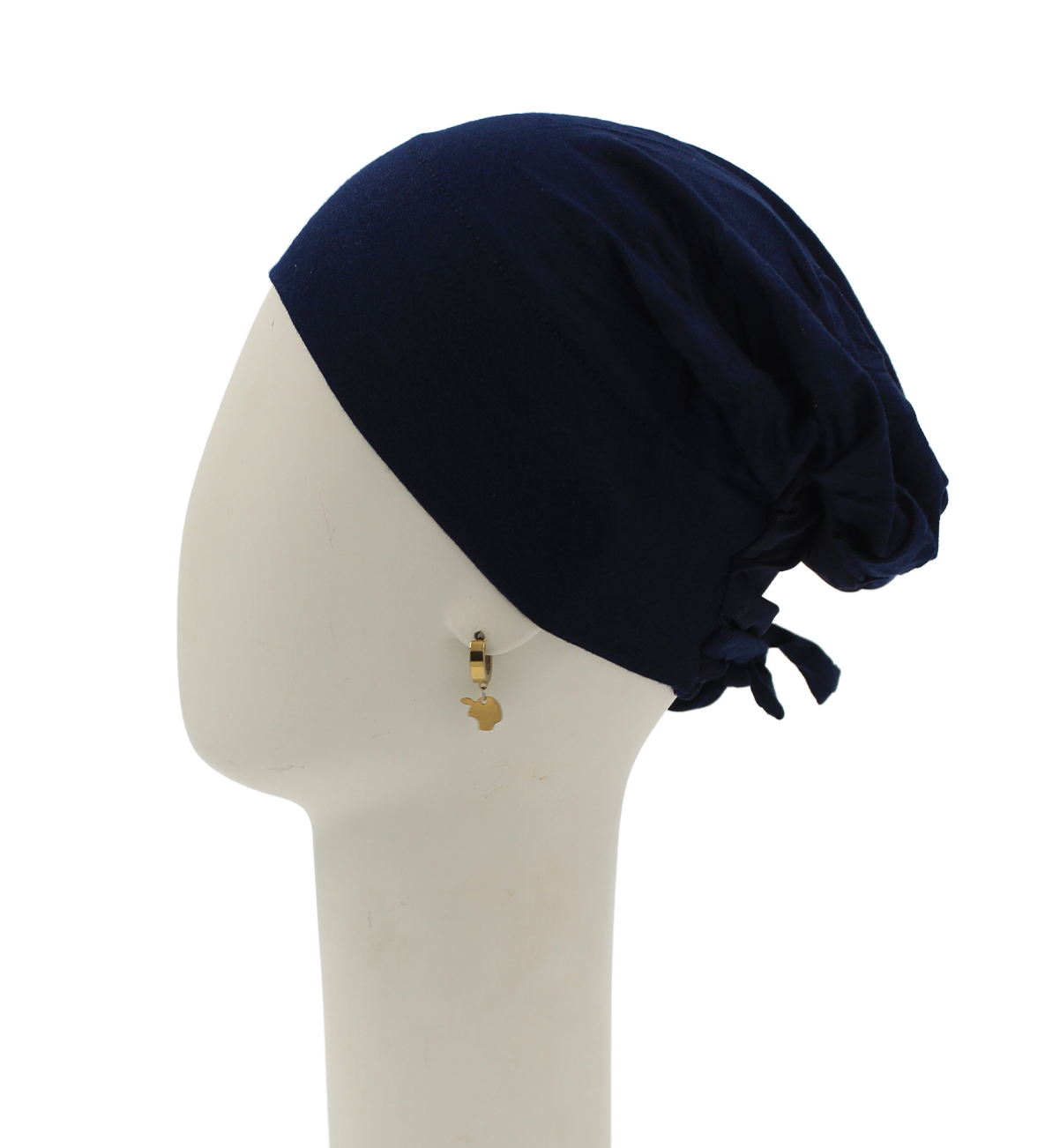 Bonnet Mi-tulle - Bleu marine