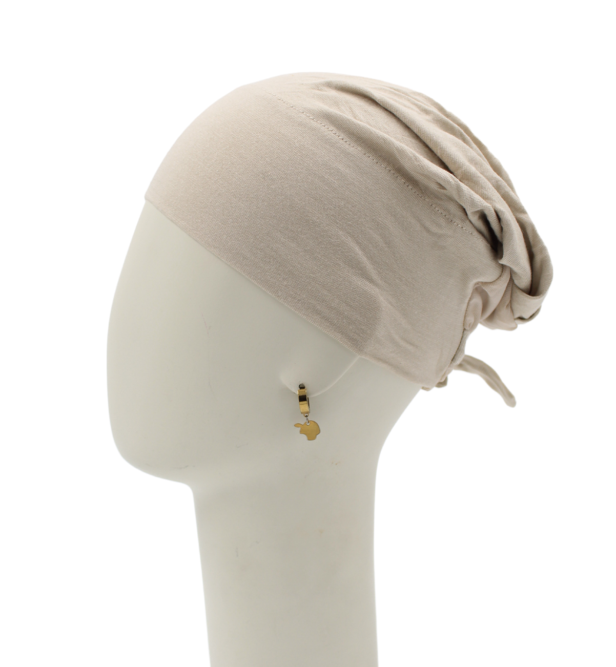 Bonnet Mi-tulle - Greige
