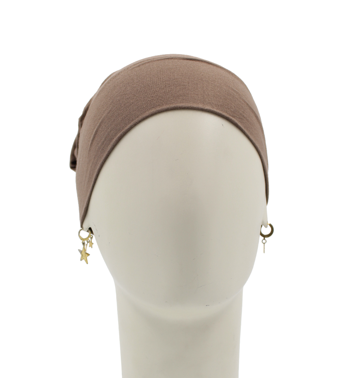 Bonnet Mi-tulle - Vison