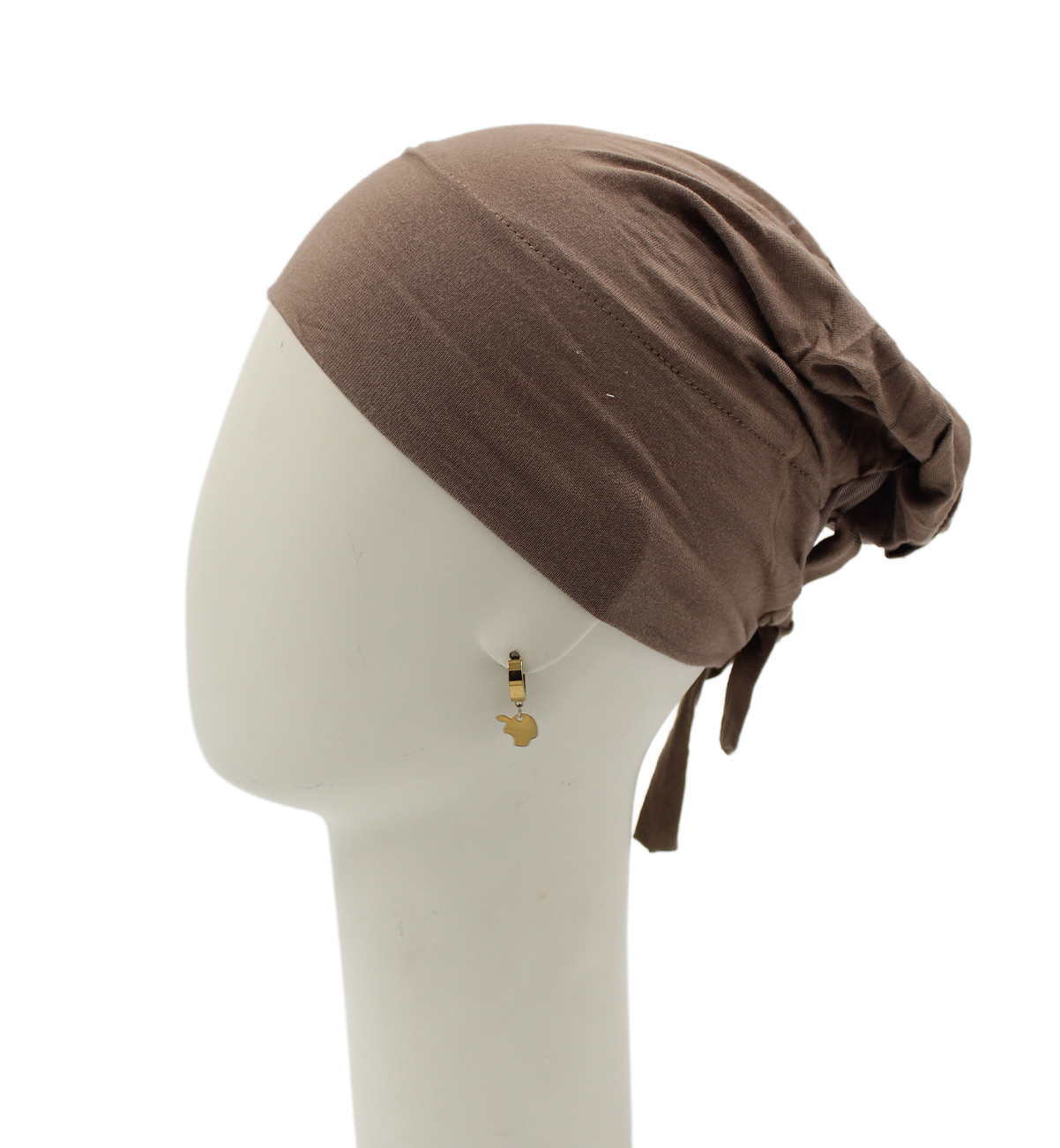 Bonnet Mi-tulle - Vison