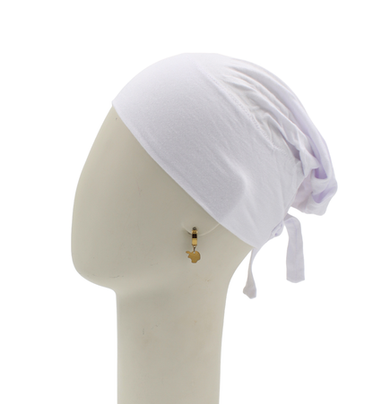 Bonnet Mi-tulle - Blanc