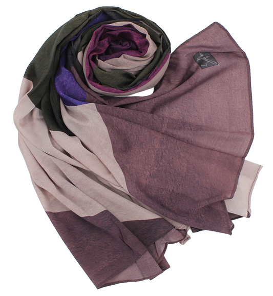 Satin spécial "MABRY" - Mauve