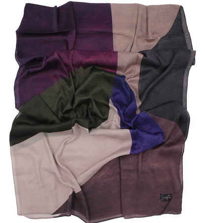 Satin spécial "MABRY" - Mauve