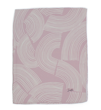 CHALE YAOMY® "Maty" - Beige et rose