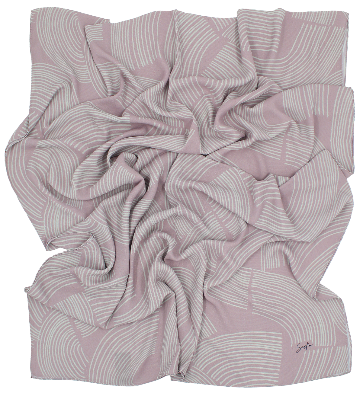 CHALE YAOMY® "Maty" - Beige et rose