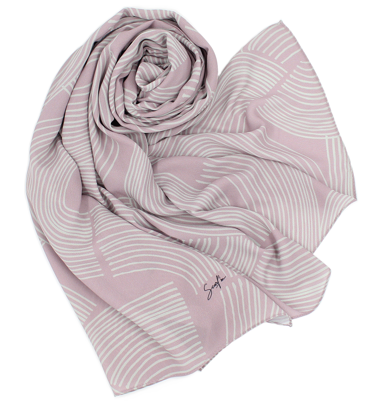 CHALE YAOMY® "Maty" - Beige et rose